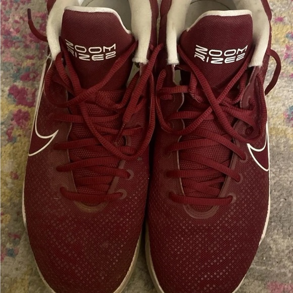 Nike Zoom Rize 2 Maroon Athletic Shoes - Picture 1 of 7